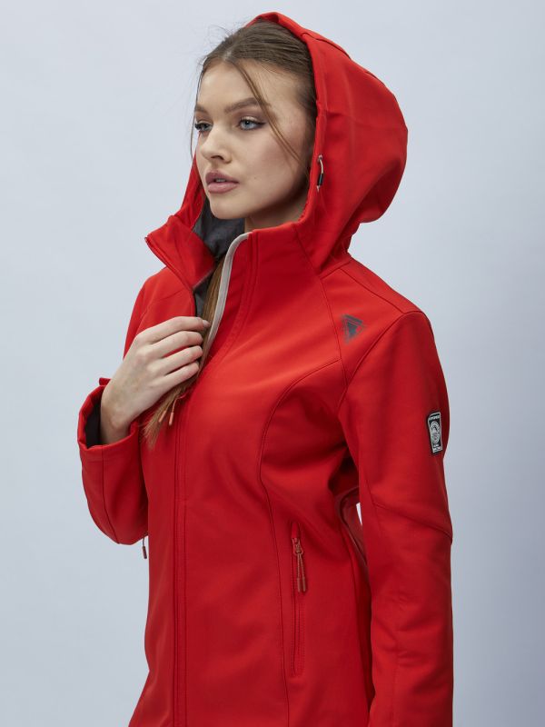 Women's windbreaker MTFORCE spring red 22210Kr